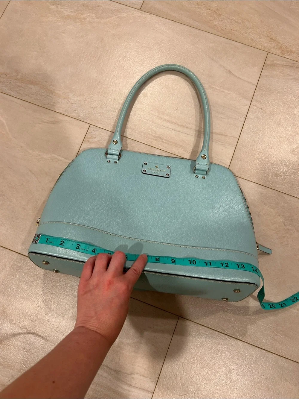 Kate Spade Rachelle Wellesley Handbag in aqua